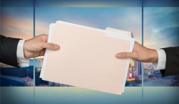 File hand off