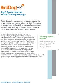 BirdDogHR Recruiting Strategy Tips
