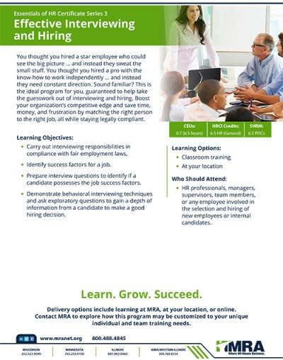 Program Details: Effective Interviewing