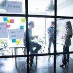 Meeting Room with Glass Doors